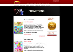 Omni Casino Promotions Screenshot