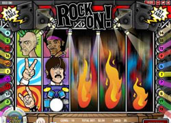 Rock On Screenshot Flaming Reels